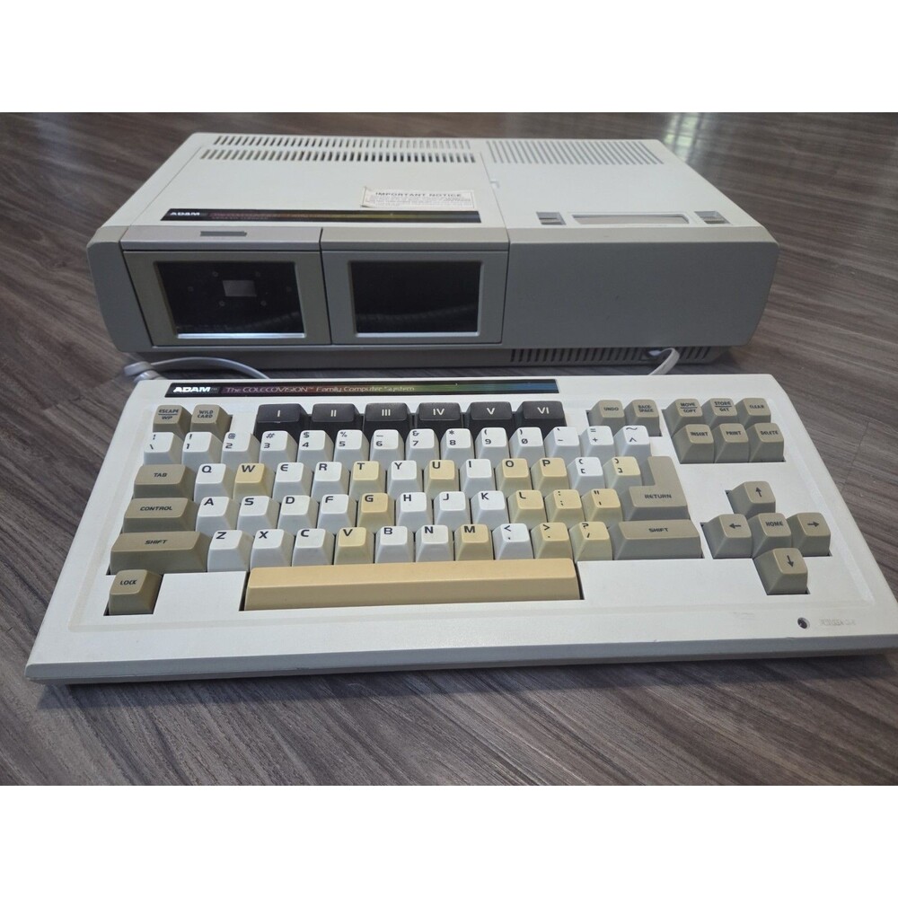 Vtg ColecoVision Coleco Adam Family Computer System With Keyboard Untested